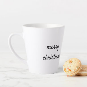 Taza De Café Latte Sencillo logo de personalizado minimalista elegant