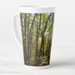 Taza De Café Latte Sendero Apalache en octubre en Shenandoah