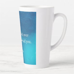 Taza De Café Latte Séneca: Enfócate hacia adelante, no tropieces con