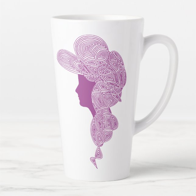 Taza De Café Latte Señora (Derecha)
