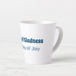 Taza De Café Latte Sentido de alegría, sensación de alegría latte mug