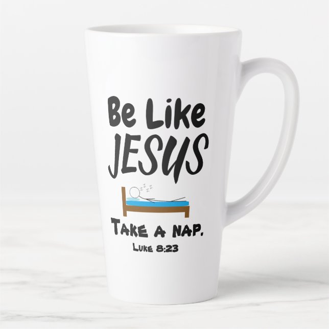 Taza De Café Latte Ser como Jesús (Derecha)