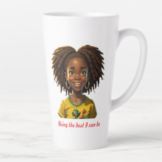 Taza De Café Latte Ser el mejor