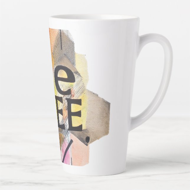 Taza De Café Latte Ser libre (Derecha)