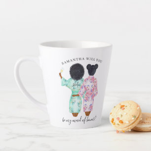 Taza De Café Latte ¿Serás mi propuesta de dama de honor?