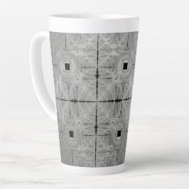 Taza De Café Latte Serenade Silver Latte Mug