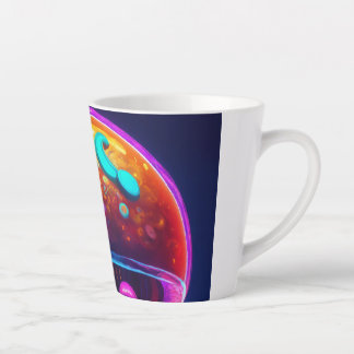 Taza De Café Latte Serene Jellyfish Tranquility Mug