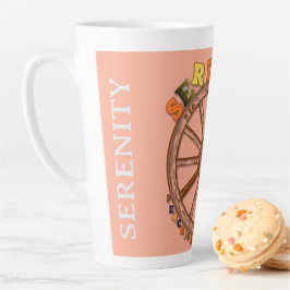 TAZA DE CAFÉ LATTE SERENIDAD- ACEPTACIÓN TRANQUILA