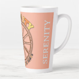 TAZA DE CAFÉ LATTE SERENIDAD- ACEPTACIÓN TRANQUILA