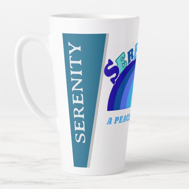Taza De Café Latte Serenidad: una paz interior (Izquierda)