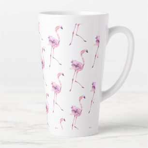 Taza De Café Latte Serie Flamingo Tierno Diseño 5