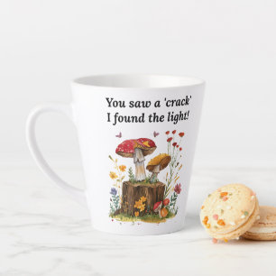 Taza De Café Latte Seta y Flor Silvestre, Inspiradora Amante de la Na