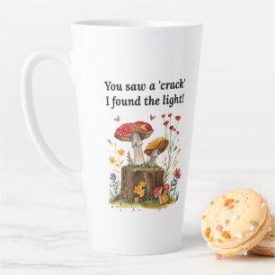 Taza De Café Latte Seta y Flor Silvestre, Inspiradora Amante de la Na