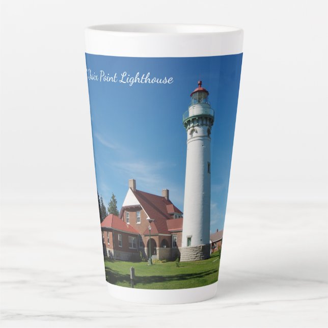 Taza De Café Latte Seul Choix Point Lighthouse lata mug (Anverso)