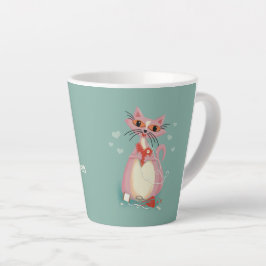 Taza De Café Latte Sew Glad Somos amigos Latte Mug