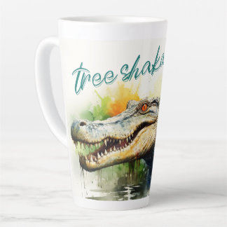 Taza De Café Latte Shaka del árbol