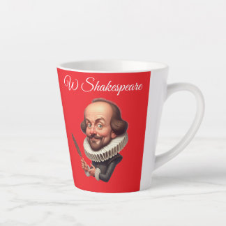 Taza De Café Latte Shakespeare Latte Mug