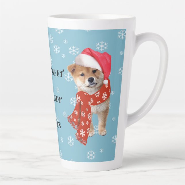 Taza De Café Latte Shiba Inu (Derecha)