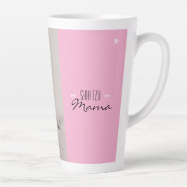 Taza De Café Latte Shih Tzu Mama Mug por las mamás de perro