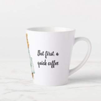 Taza De Café Latte Si Hay Que Triunfar Grumpy Orange Cat Custom Quote
