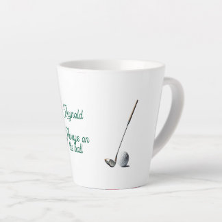 Taza De Café Latte Siempre en la Bola Divertido Golf Personalizado