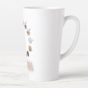 Taza De Café Latte Siempre es el diseño del reloj del café - Gracioso