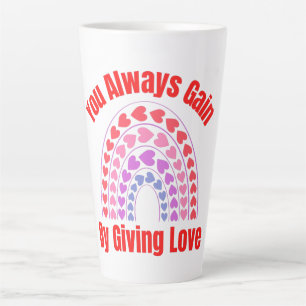 Taza De Café Latte Siempre Ganas Dando Amor