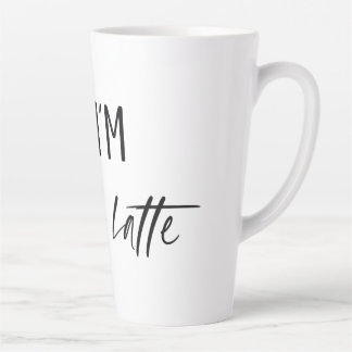 Taza De Café Latte Siento ser Latte Latte Mug