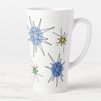 Taza De Café Latte Siglo medio Franciscano Starburst 2