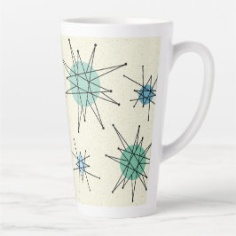 Taza De Café Latte Siglo medio Franciscano Starburst 5