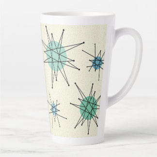 Taza De Café Latte Siglo medio Franciscano Starburst 5