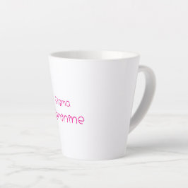 Taza De Café Latte Sigma Feminine Latte Mug