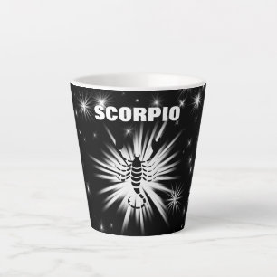 Taza De Café Latte Signo de escorpión