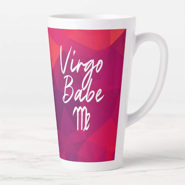 Taza De Café Latte Signo de estrella zodiaca Virgo Babe cumpleaños (Derecha)