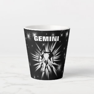 Taza De Café Latte Signo de Gemini