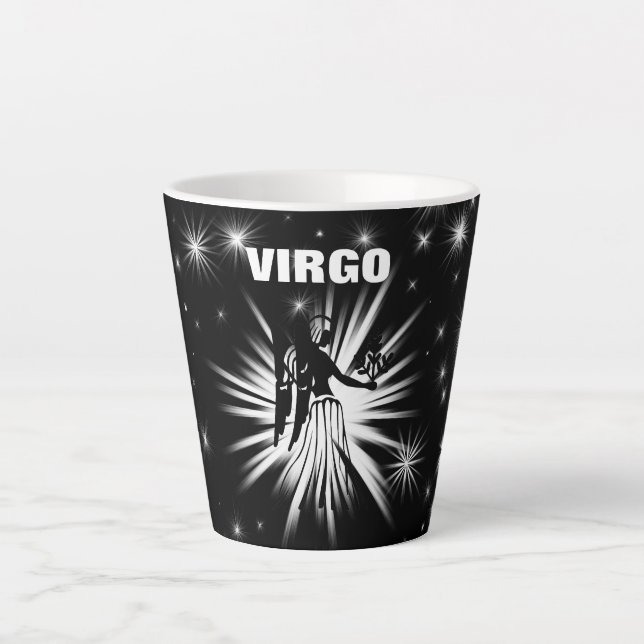 Taza De Café Latte Signo de Virgo (Anverso)