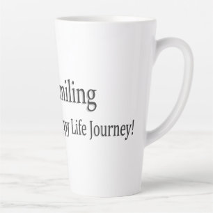 Taza De Café Latte "Sigue Sonriendo" Diseño Cuto. ¡Hazte con una en Z