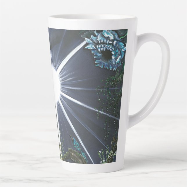 Taza De Café Latte Silence of Sacred Space (Derecha)