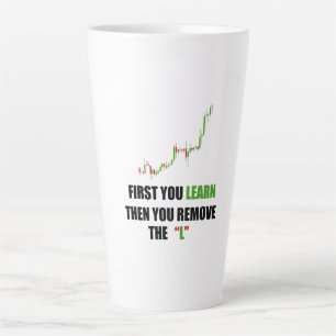 Taza De Café Latte Silencio de lata de fijación del marcador de posi