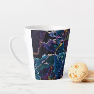 Taza De Café Latte Silencio de latte de aceite