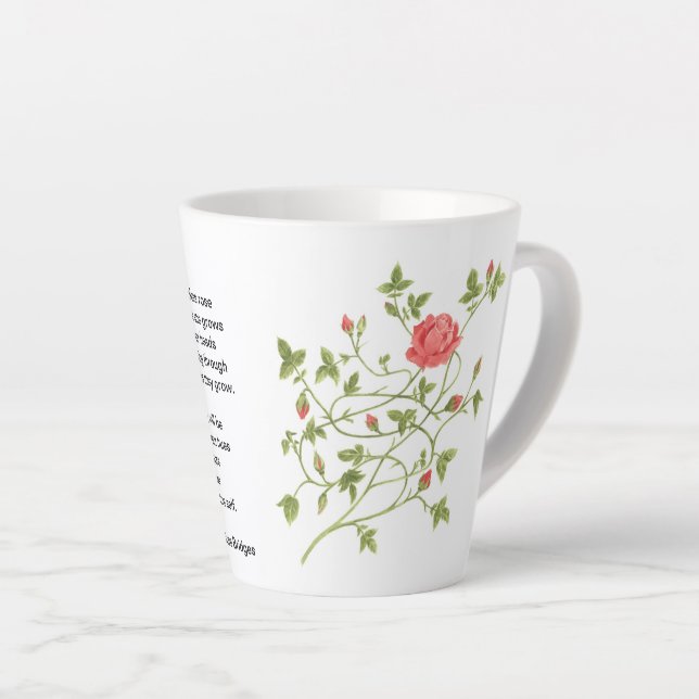 Taza De Café Latte Silencio latente (Ángulo derecho)