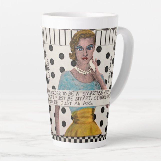 Taza De Café Latte Silencio latente (Ángulo derecho)