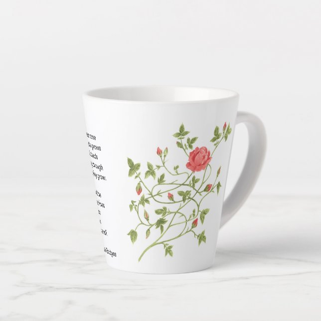 Taza De Café Latte Silencio latente (Ángulo derecho)