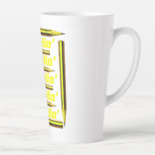 Taza De Café Latte Silencio latente de Skoolin