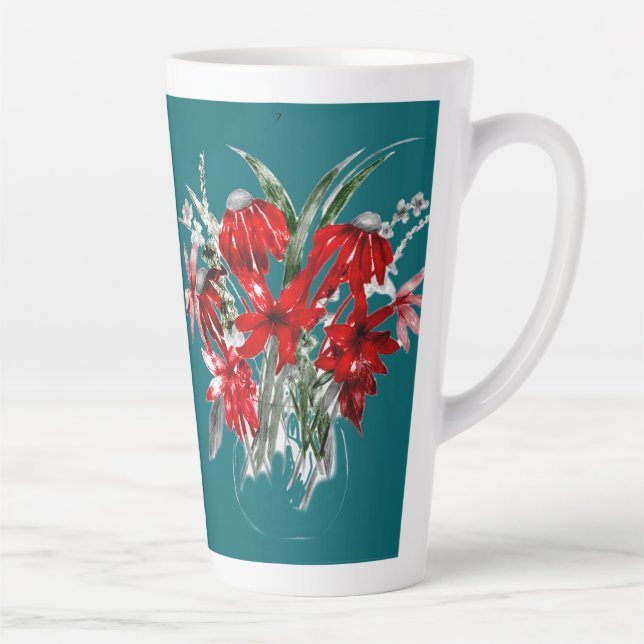 Taza De Café Latte Silencio latente de talla (Derecha)
