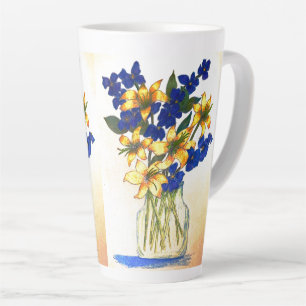 Taza De Café Latte Silencio latente de talla