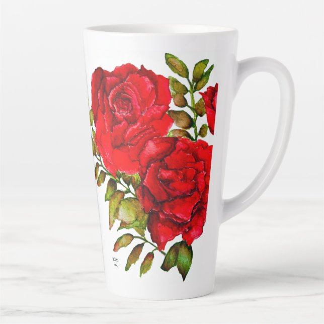 Taza De Café Latte Silencio latente de talla (Derecha)