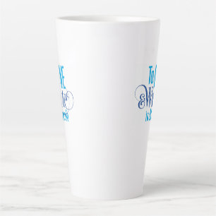 Taza De Café Latte Silencio latente de talla