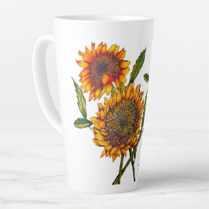Taza De Café Latte Silencio latente de talla