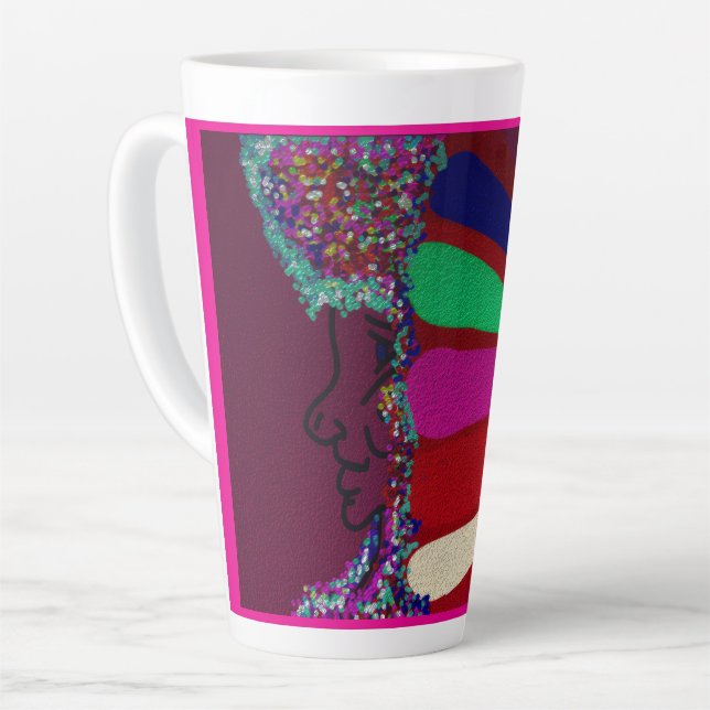 Taza De Café Latte Silly Pretty (Ángulo izquierdo)